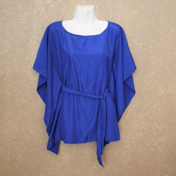 The Limited Flowy Blue Kimono Style Top XS - Picture 1 of 5